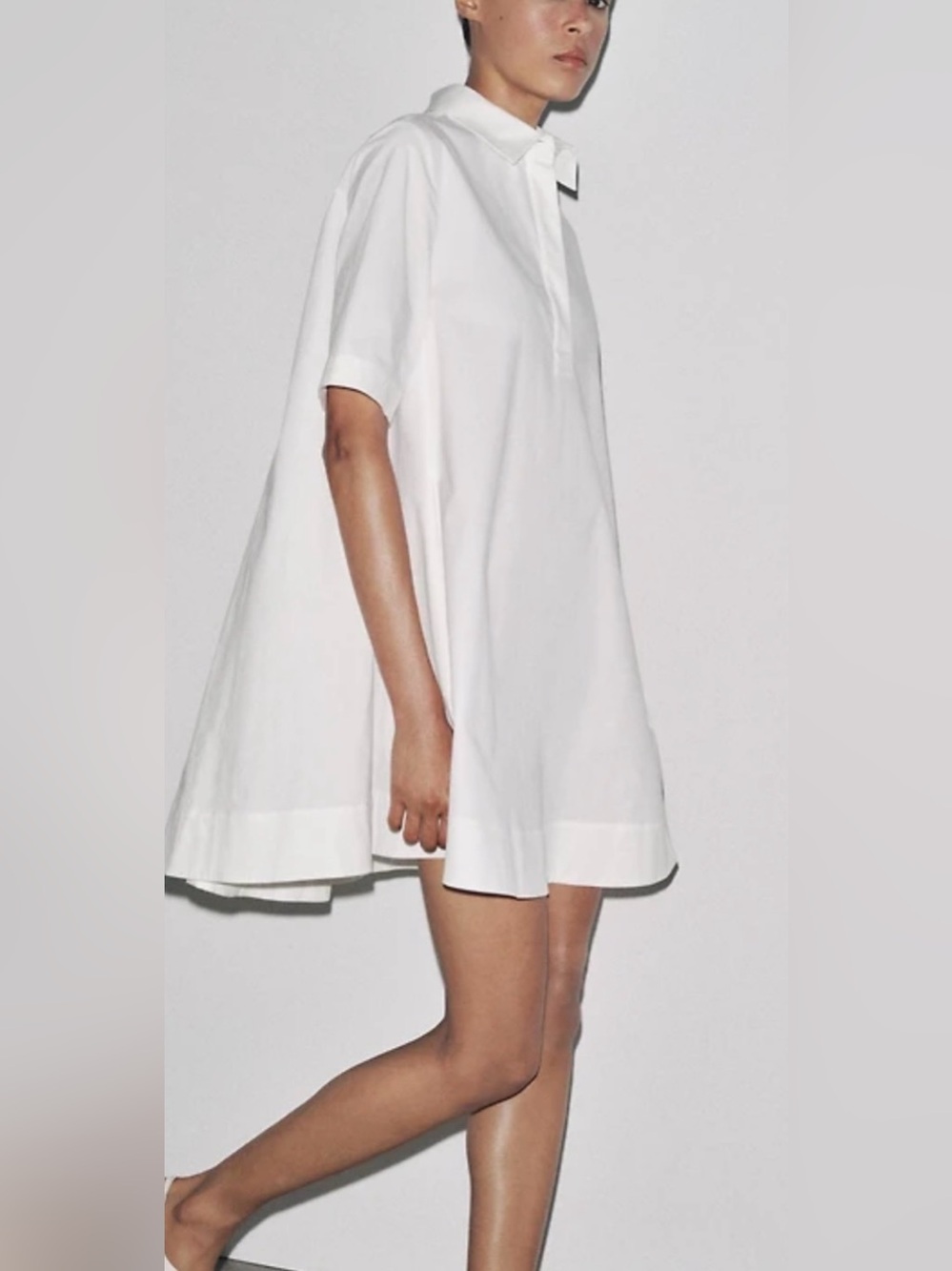 ZARA
ZW COLLECTION POPLIN SHORT DRESS